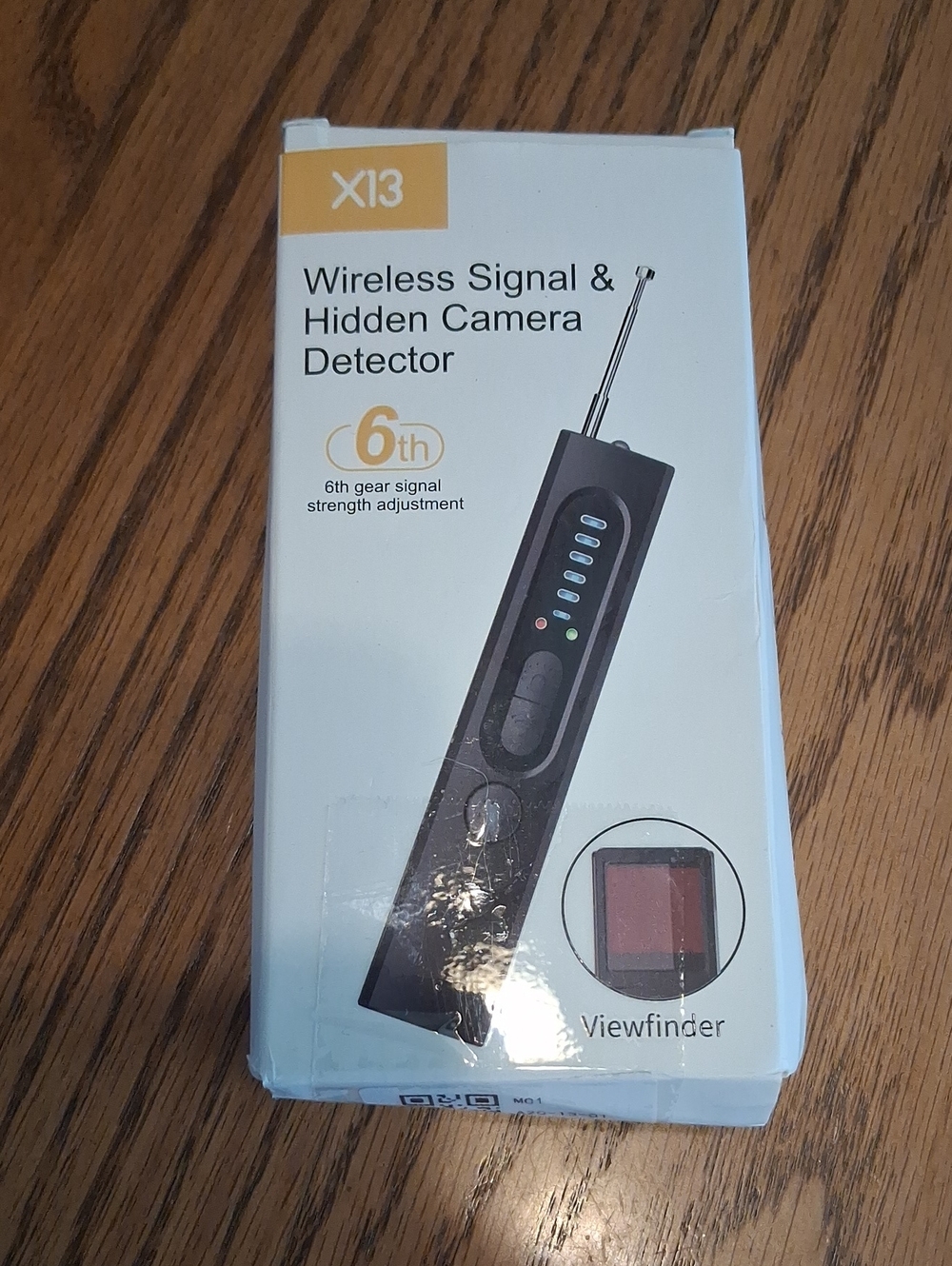 X13 Wireless Signal & Hidden Camera Detector in Black